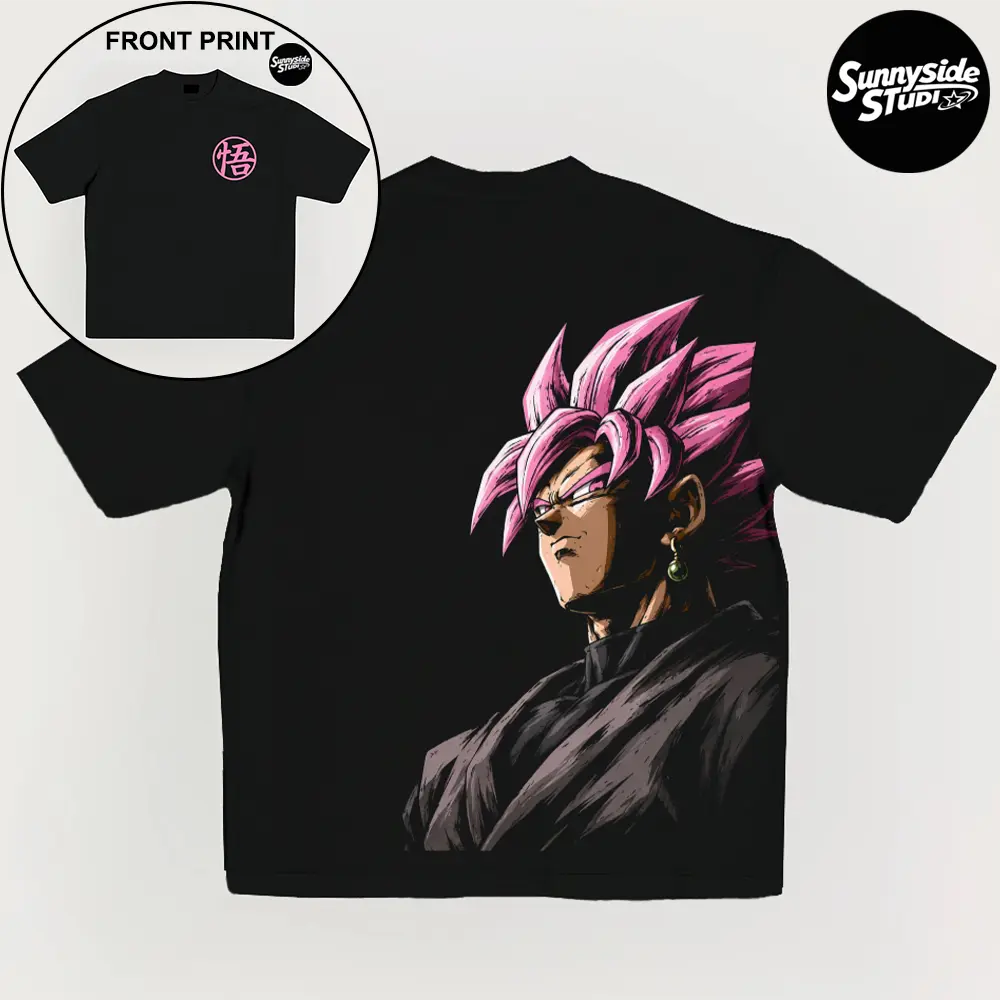 Anime 90s Graphic Tee – Retro Streetwear Oversized T-Shirt for Men