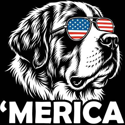 Comfort Colors® Patriotic 50+ Dog Breed Shirt – Funny 4th of July Merica Dog Tee