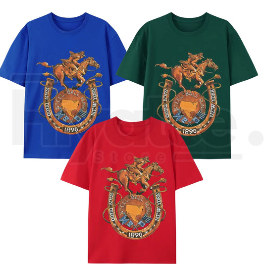 "SBR Steel Ball Run" JoJo’s Bizarre Adventure – Unisex Casual Cotton Tee - Hiyatee