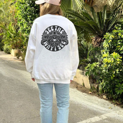 STWIS Logo Crewneck Sweatshirt – Classic Streetwear Graphic Pullover, Casual Soft Fleece Crewneck.  Hiyatee