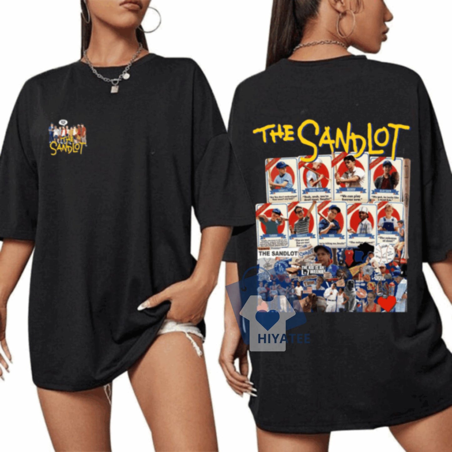 Sandlot 1993 4th of July Shirt – 2-Sided Retro Baseball Movie Tee-Hiyatee
