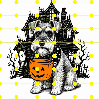 Comfort Colors 50 Dog Breeds Halloween T-Shirt Moss Pumpkin Candy Bucket Tee