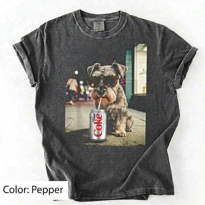 Comfort Colors Dog & Diet Coke Shirt – Funny Custom Dog Breed Tee