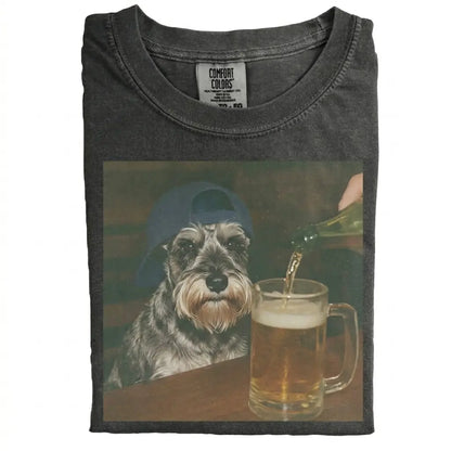 Comfort Colors 50+ Dog Breeds Available Beer Shirt – Vintage 90s Funny Edgy Dog Meme Tee, Unisex Casual Streetwear Gift