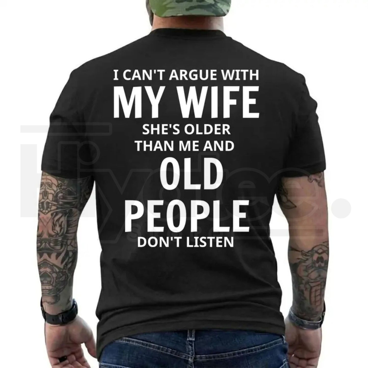 She's Older Than Me Husband T-Shirt – Funny Wife Humor Graphic Tee - Hiyatee