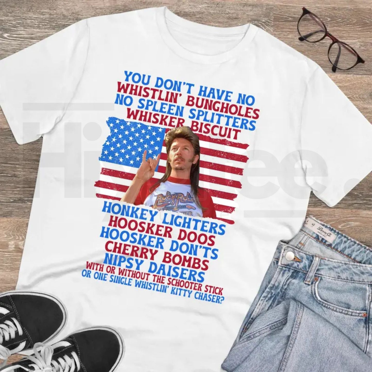 Ship Within 24 Hours Patriotic American Flag T-Shirt - Hiyatee