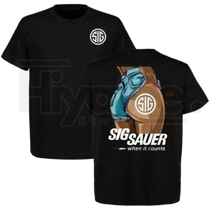 Sig Sauer Tactical Lifestyle – Full Color Classic American Style Military Graphic - Hiyatee