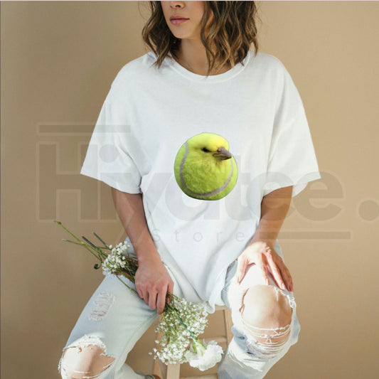 Silly Tennis Bird Meme – Brainrot Gen Z Graphic - Hiyatee