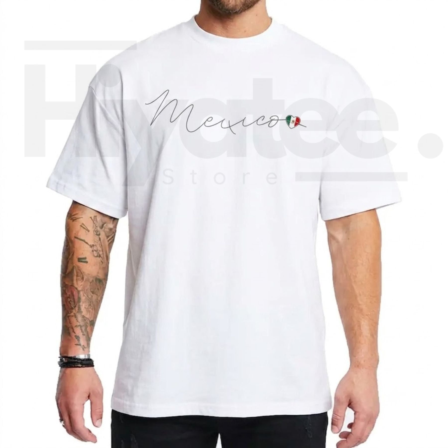 Simple Love Mexican Chicano T-Shirt – Lowrider Style Unisex Medium-Heavy Graphic T-Shirt - Hiyatee