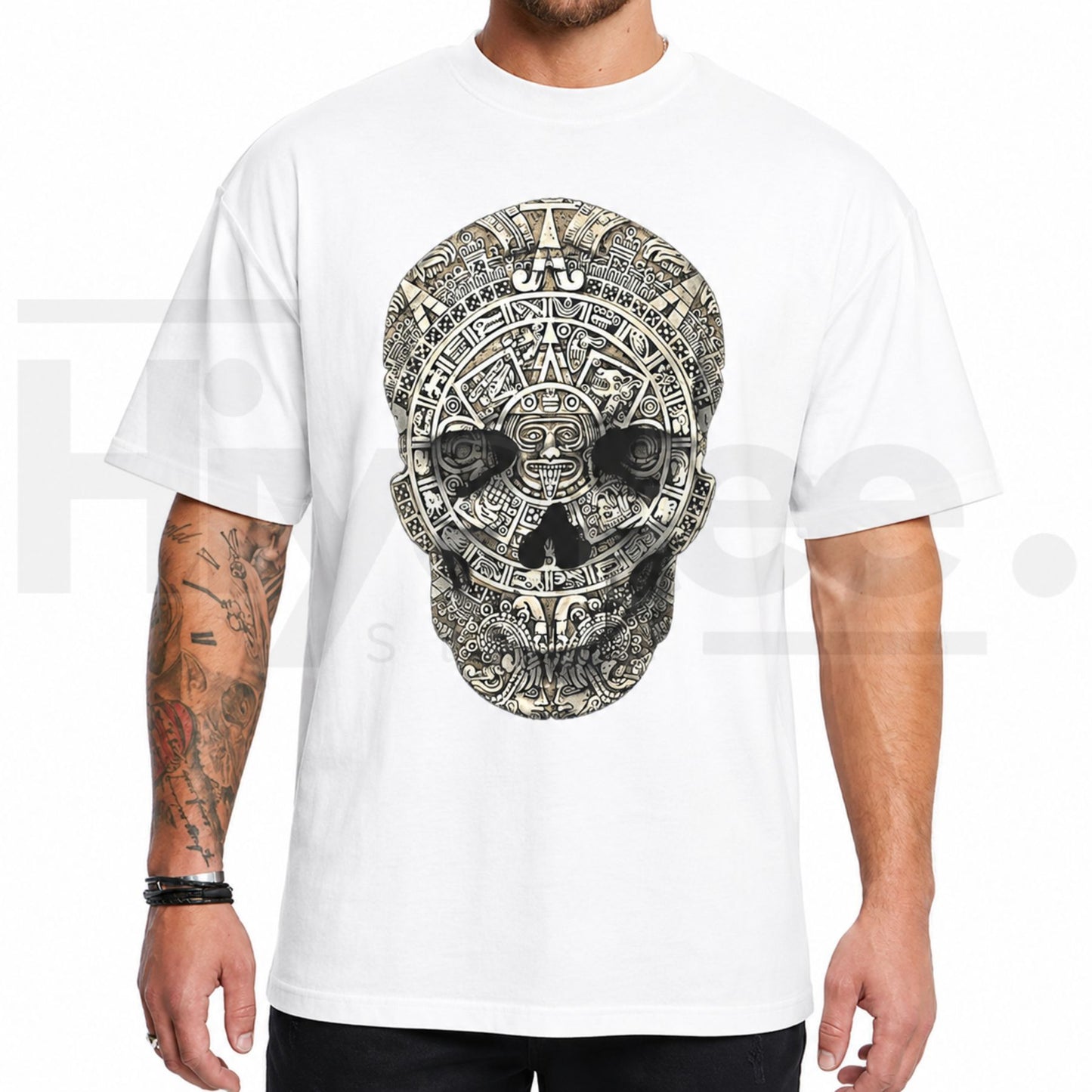 Skull Art Chicano Graphic Tee – Mexican Lowrider Culture Streetwear - Hiyatee
