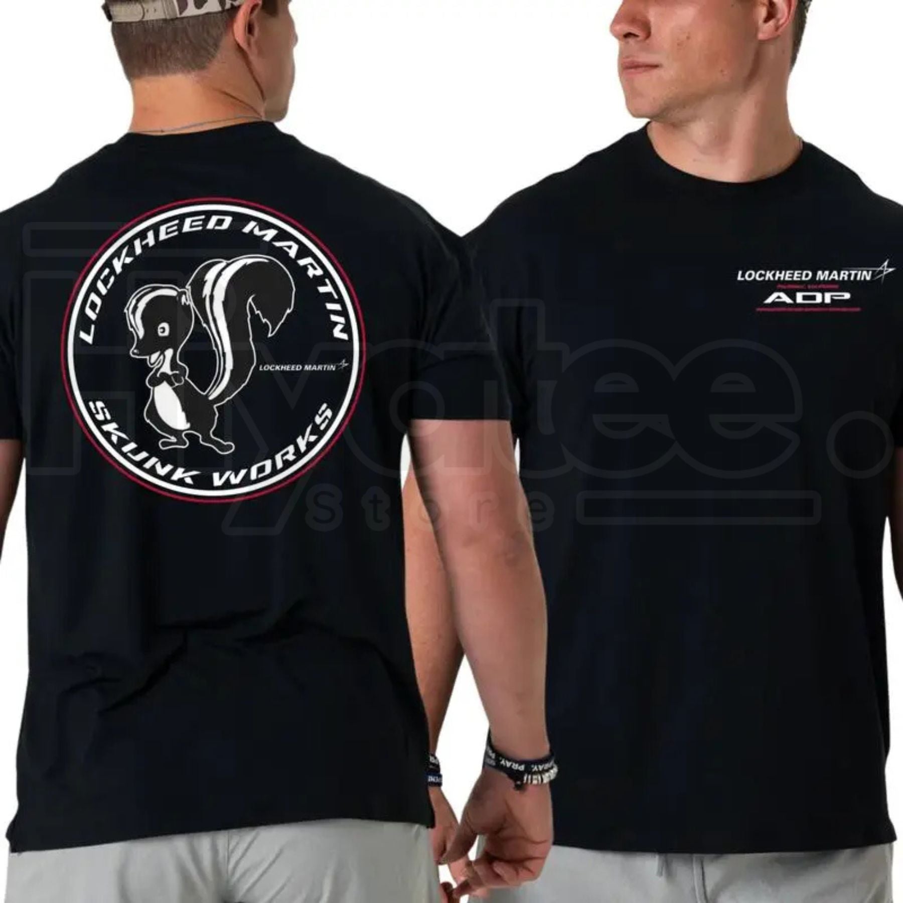Skunk Works Inspired T-Shirt – Double Sided Aerospace Graphic Tee, Aviation Engineer Gift Shirt - Hiyatee