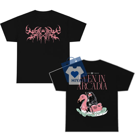 Sleep Token Tee Shirt - Even In Arcadia Track Tee-Hiyatee