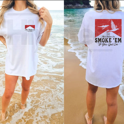 Smoke 'Em T-Shirt – Vintage Edgy Graphic Tee -  Hiyatee