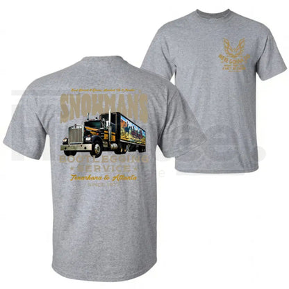 "Snowman's Bootlegging Service" – Smokey And The Bandit Trucker Top - Hiyatee