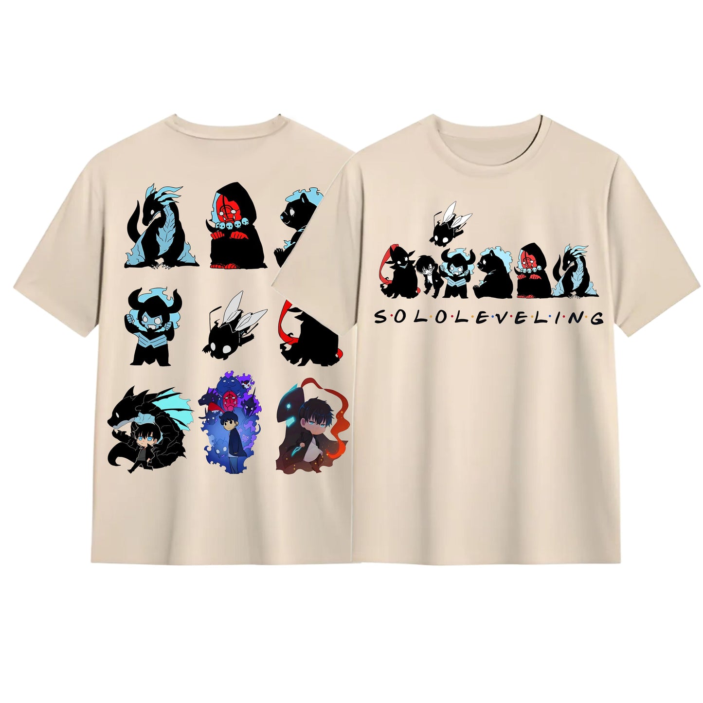 Solo Levelingg TShirt - Sungjinn Woo Character Tee - Anime Vintage Special Sweatshirt Unisex - Graphic Anime Tee - Manga Shirt - Unisex 2024 