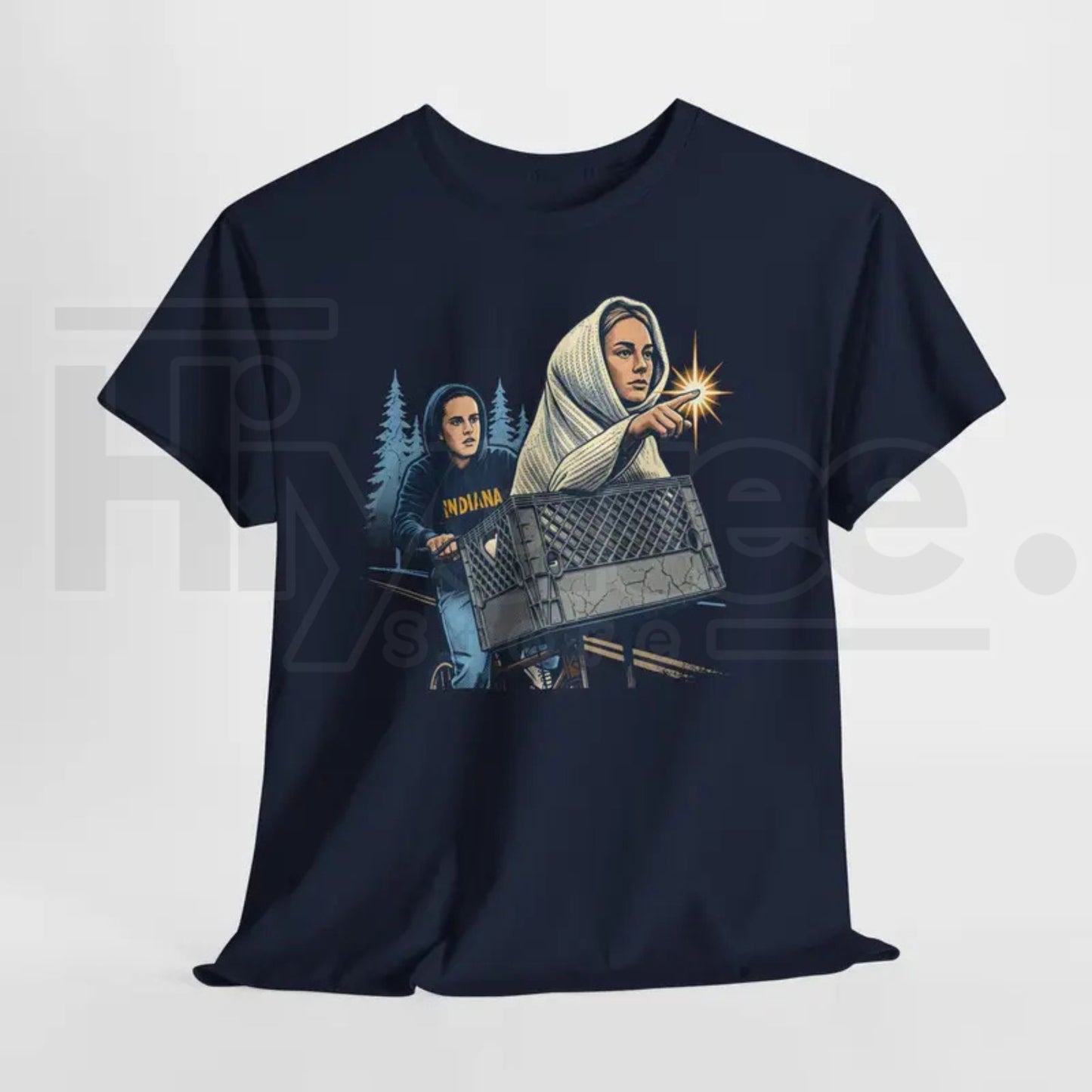 Sophie Cunningham & Caitlin Clark T-Shirt – Retro Pro Basketball Fan Graphic Tee - Hiyatee