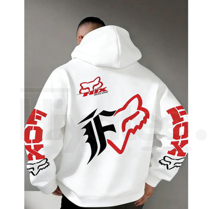 Sport-Themed Outdoor Lover’s Hoodie – Warm Breathable Cotton Blend, Loose Fit Fall & Winter Casual Pullover - Hiyatee