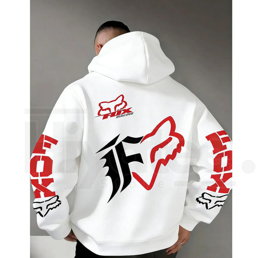 Sport-Themed Outdoor Lover’s Hoodie – Warm Breathable Cotton Blend, Loose Fit Fall & Winter Casual Pullover - Hiyatee