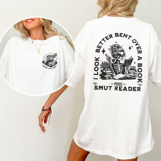 Spread Those Pages 2-Sided Shirt – Funny Book Lover Tee-Hiyatee