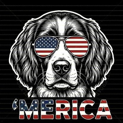 Comfort Colors 50+ Dog 4th of July Navy Shirt – Funny Patriotic Golden Retriever Labrador Graphic Tee, USA Independence Day Gift
