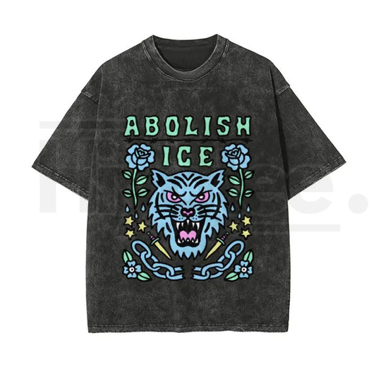 Statement Graphic Vintage Washed T-Shirt – Bold Satirical Cotton Unisex Tee - Hiyatee