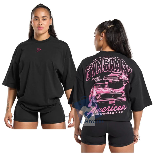 Stay Cool, Lift Loud – Gymshark-Inspired Summer Graphic Tee-Hiyatee