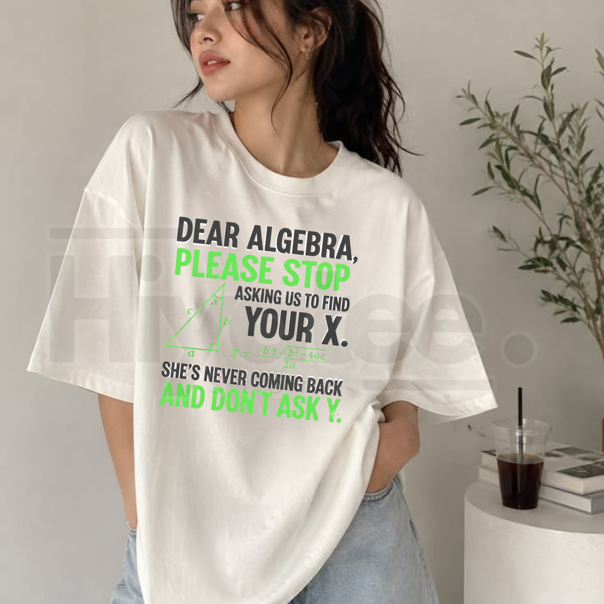 Stop Asking Us To Find Your X T-Shirt – Funny Math Algebra Joke Graphic Tee - Hiyatee