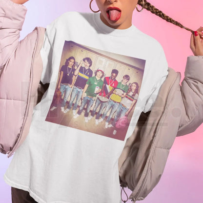 Stranger Gang "Hood Things" T-Shirt – The Upside Down Hawkins Gang Tee - Hiyatee