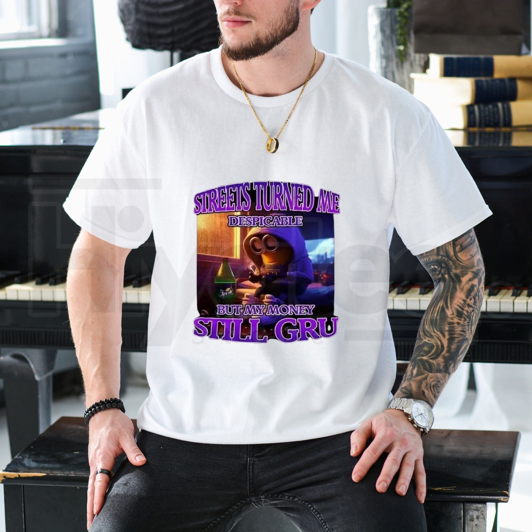 "Streets Made Me Despicable" – Funny Minion Humor Graphic Top - Hiyatee