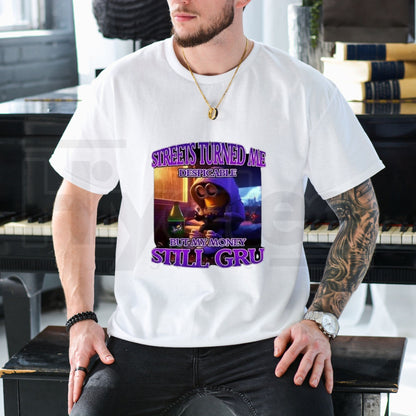 "Streets Made Me Despicable" – Funny Minion Humor Graphic Top - Hiyatee