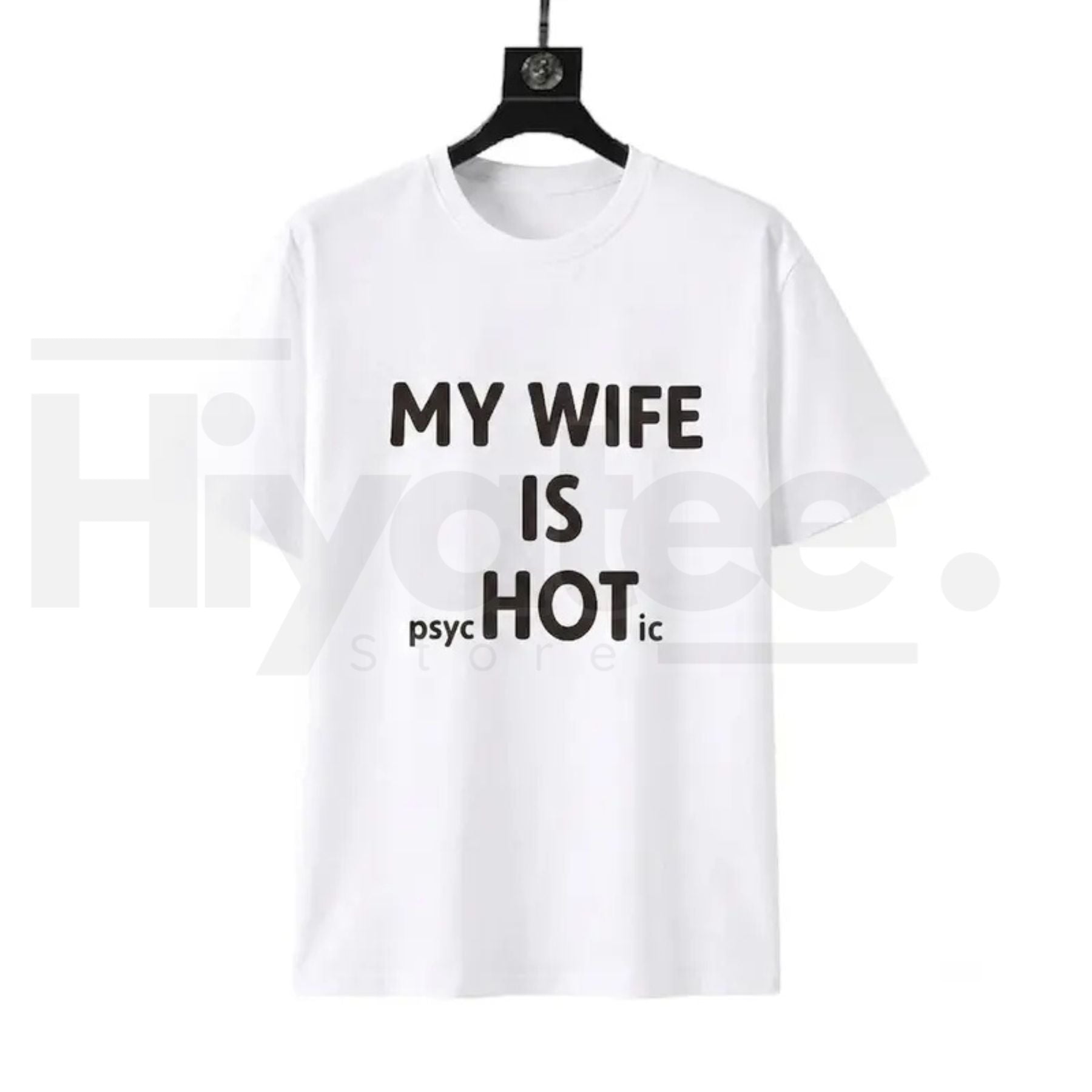 Sturdy Husband My Wife Is Crazy T-Shirt – Funny Menswear Streetwear Tee - Hiyatee