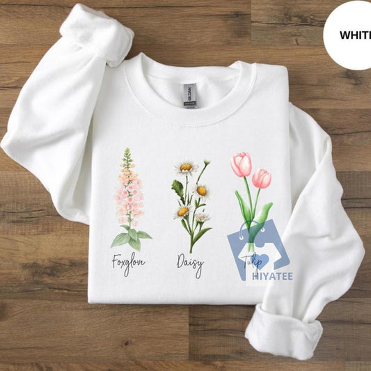 Subtle FDT Floral Sweatshirt – Feminist Anti-Trump Political Sweatshirt with Floral Design-Hiyatee