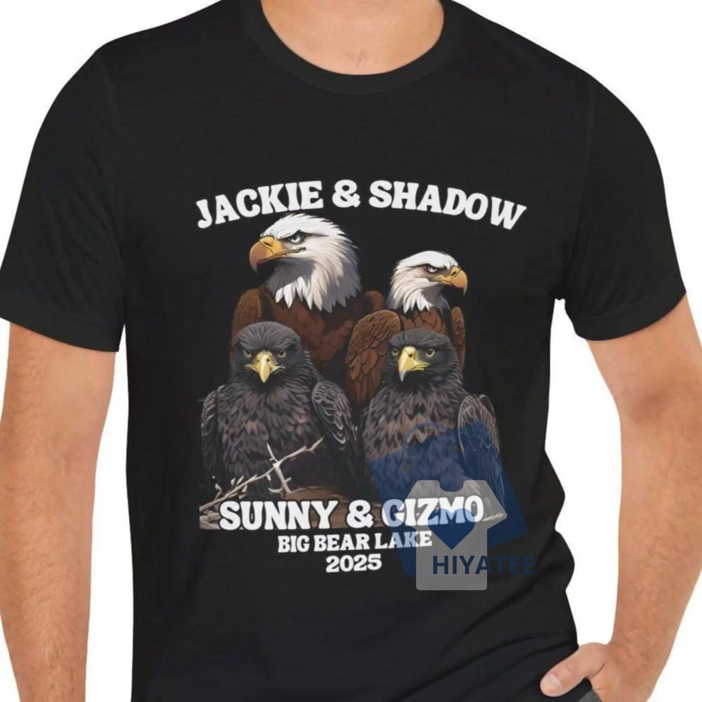 Sunny & Gizmo Bald Eagle T-Shirt – Big Bear Lake Eaglet Tee-Hiyatee