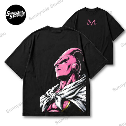 "GAZE" Series Anime 90s Graphic Tee – Retro Anime US Regular Fit Streetwear T-Shirt