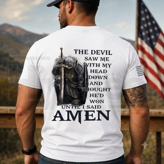 TRENZ SHIRT COMPANY Men's Christian Message T-Shirt – Minimalist Cotton Short-Sleeve Tee - Hiyatee