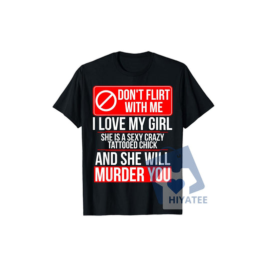 Tattooed Couple Matching T-Shirts – Fun Boyfriend & Girlfriend Graphic Tees for Stylish Pairs-Hiyatee