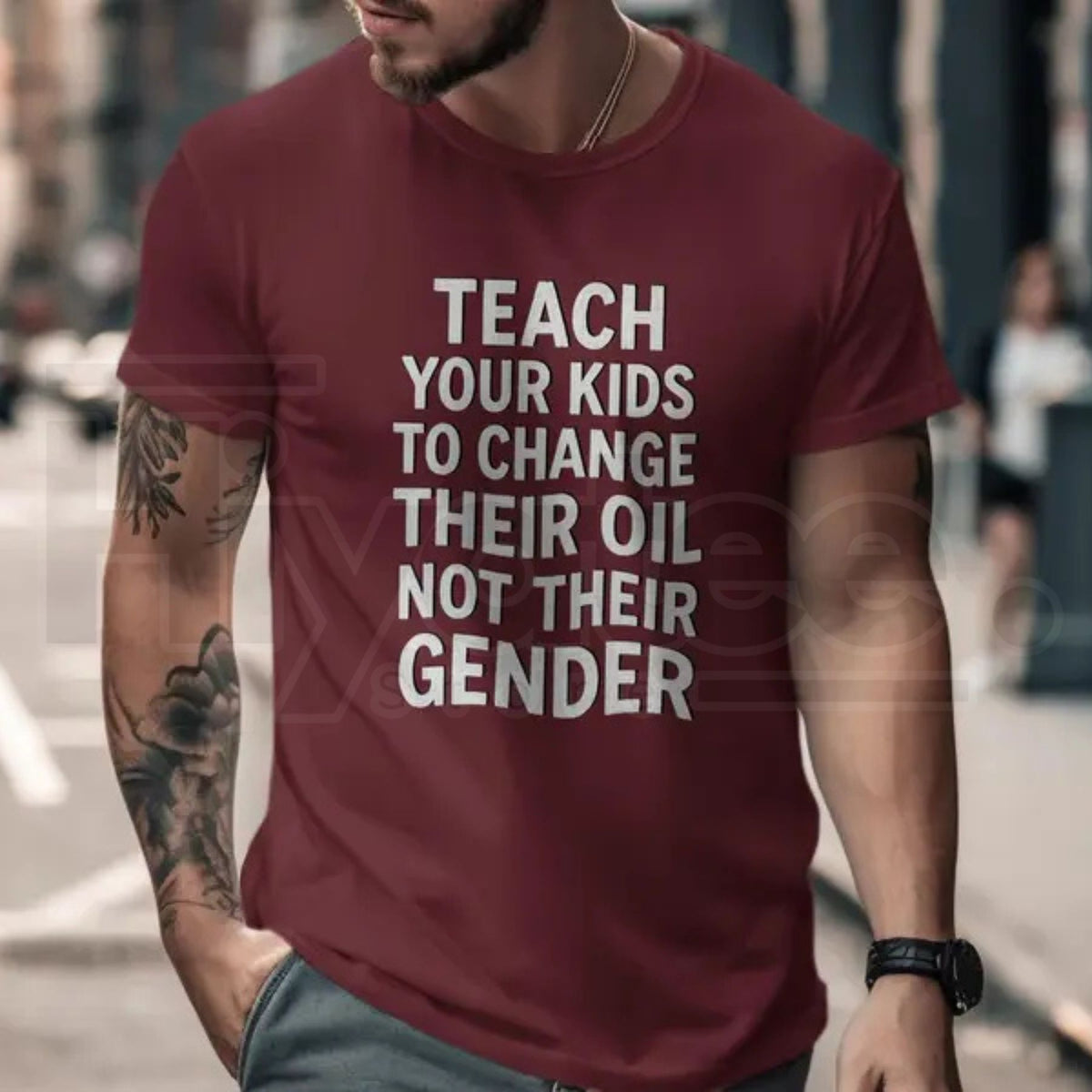 Teach Kids To Change Oil T-Shirt – Funny Automotive Mechanic Tee - Hiyatee