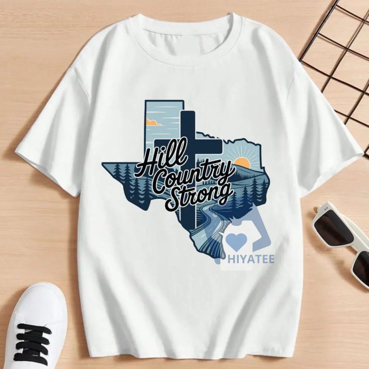 Texas Strong 2025 Shirt – Hill Country Strong Tee Supporting Flood Relief Efforts-Hiyatee