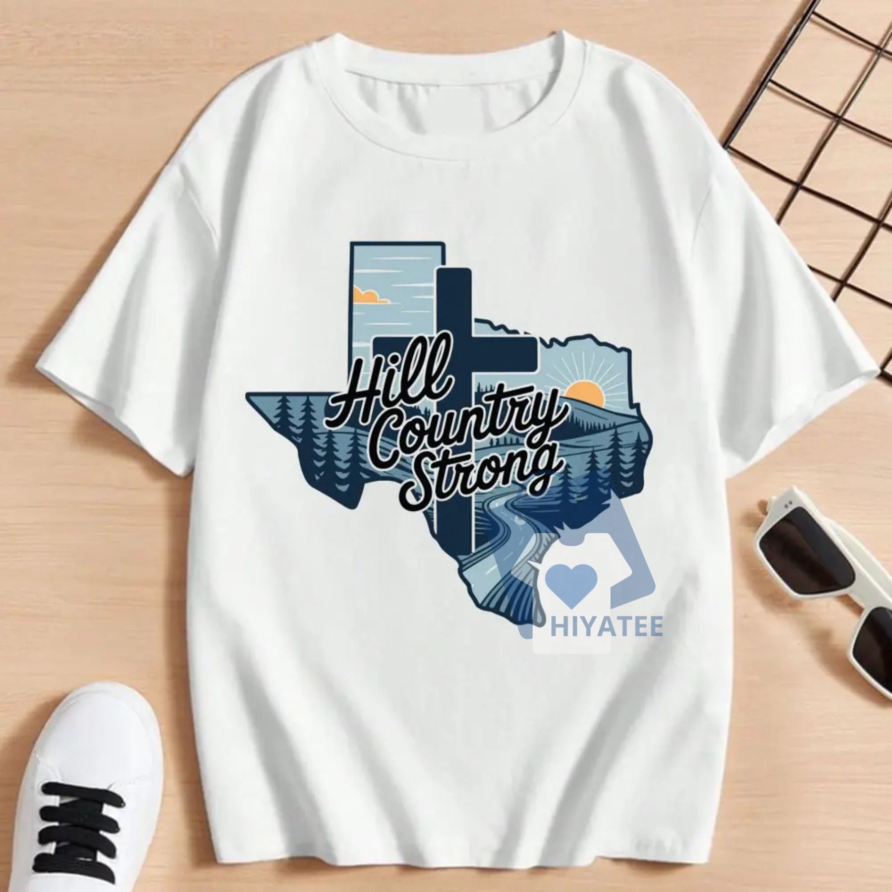 Texas Strong 2025 Shirt – Hill Country Strong Tee Supporting Flood Relief Efforts-Hiyatee
