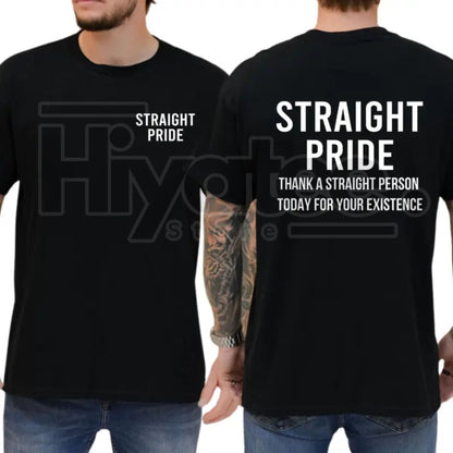 "Thank A Straight Person Today" – Funny Sarcastic Straight Pride Unisex Top - Hiyatee