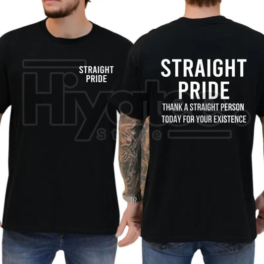 "Thank A Straight Person Today" – Funny Sarcastic Straight Pride Unisex Top - Hiyatee