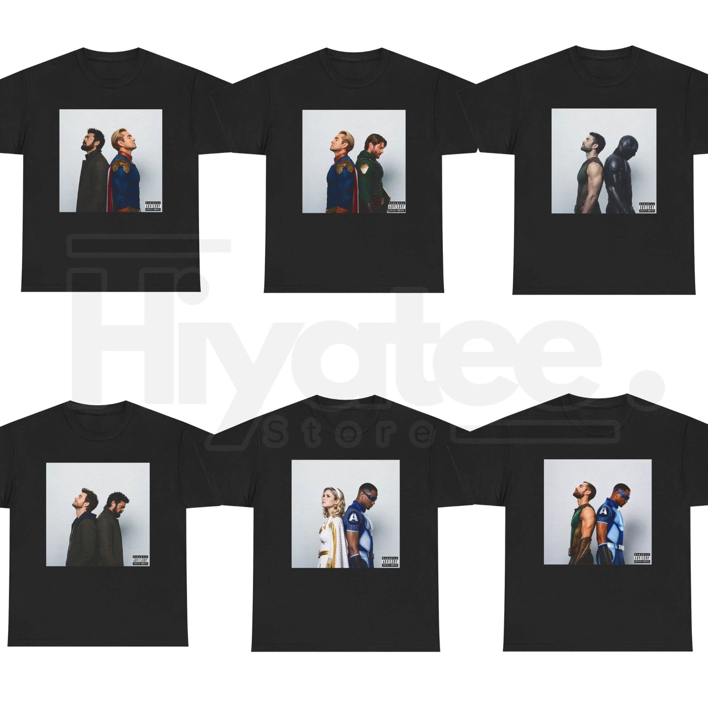 "The Boys Side by Side" – Iconic Album Cover Aesthetic Graphic Top - Hiyatee