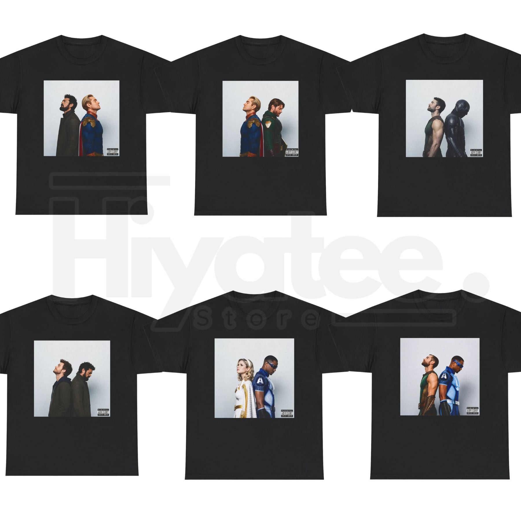 "The Boys Side by Side" – Iconic Album Cover Aesthetic Graphic Top - Hiyatee