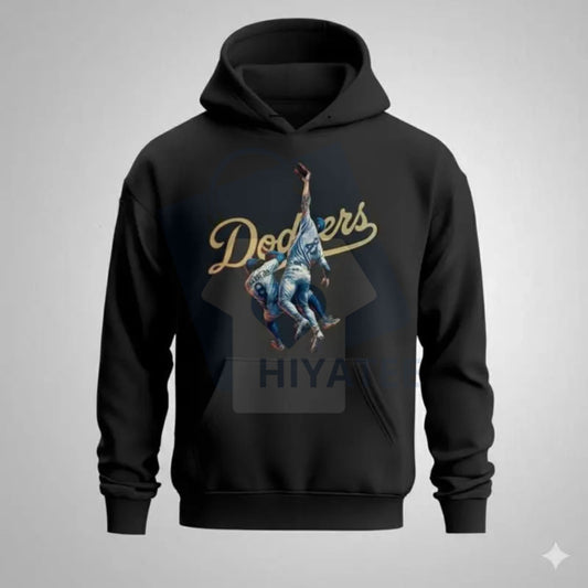 The Catch Dodgers Hoodie - Champions 2025 Fan Gear  - Hiyatee