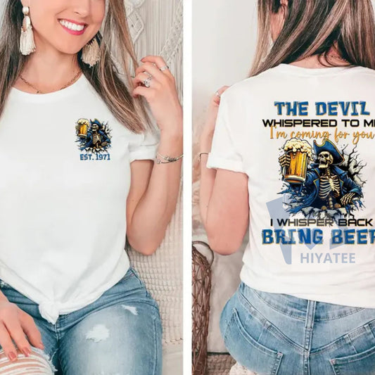 "The Devil I'm Coming For You" Gen X T-Shirt – Funny & Sarcastic Generation X Shirt - Hiyatee.