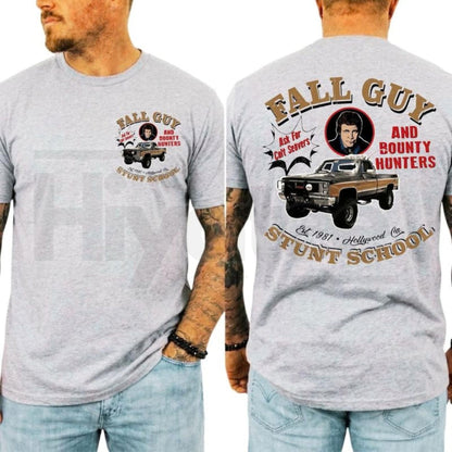 The Fall Guy Vintage T-Shirt – Retro 80s Action Movie Stuntman Graphic Tee - Hiyatee