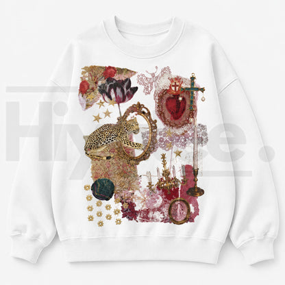 The "HEIRLOOM" Vintage Sweatshirt – Classic Retro Wash Crewneck, Timeless Heritage Oversized Pullover - Hiyatee