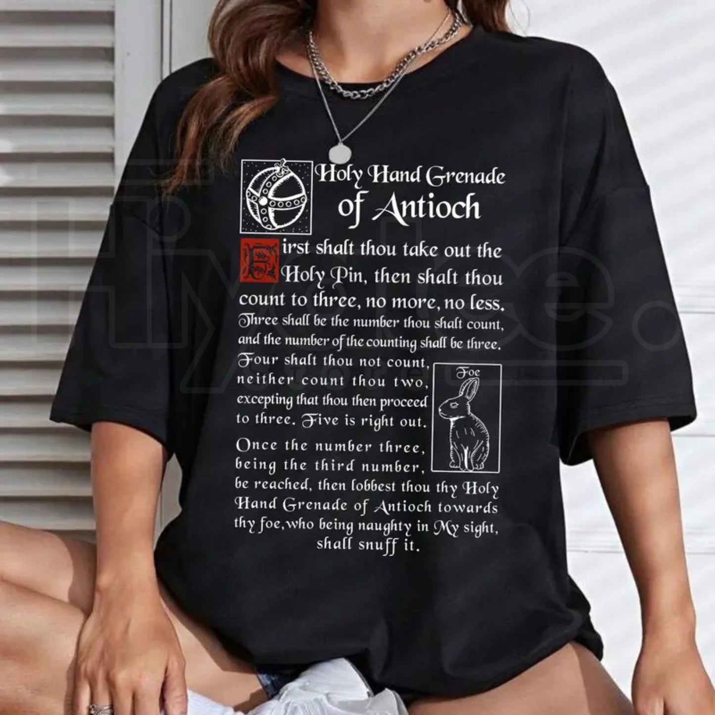 The Holy Hand Grenade Of Antioch T-Shirt – Funny 1975 Weirdcore Y2K Aesthetic Tee - Hiyatee