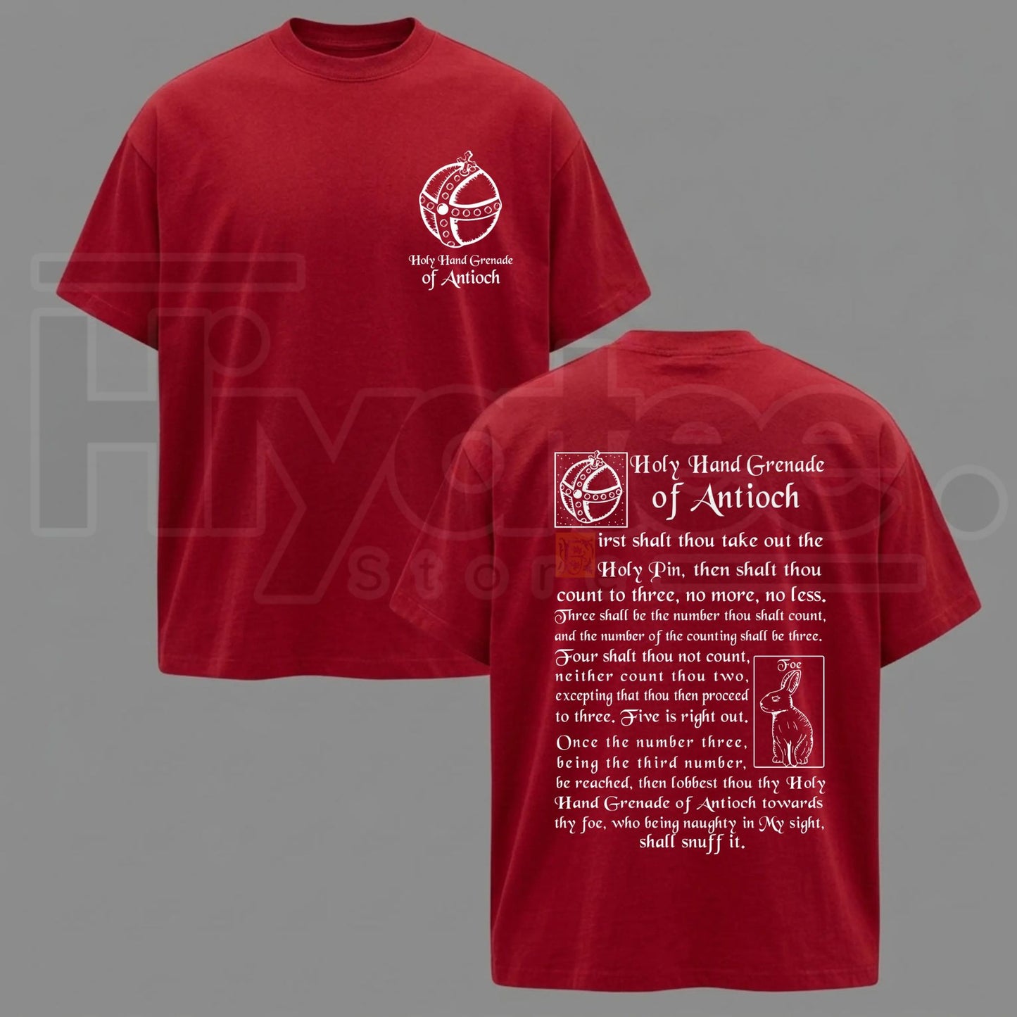 The Holy Hand Grenade of Antioch T-Shirt – Funny 1975 Meme Graphic Tee - Hiyatee