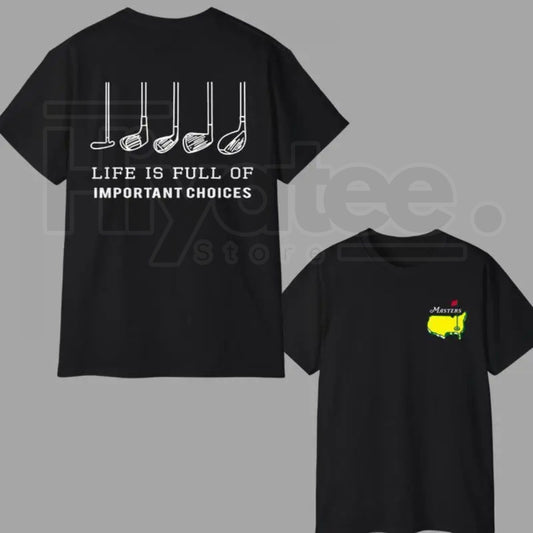 "The Masters Golf" – New Version Tournament Style Men's Top - Hiyatee